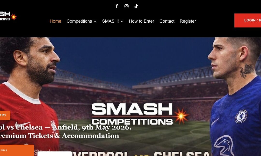 Web Design Case Study: Smash Competitions by Nua Web Design